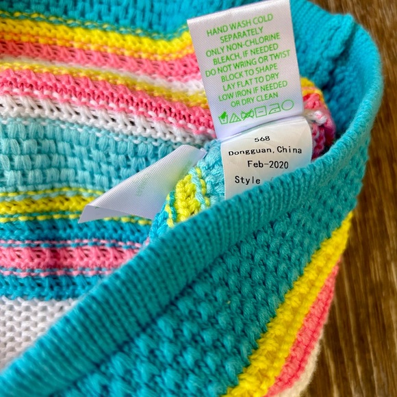 XXS NWOT Ruffle Off Shoulder Striped Lilly Pulitzer Top - Picture 7 of 7